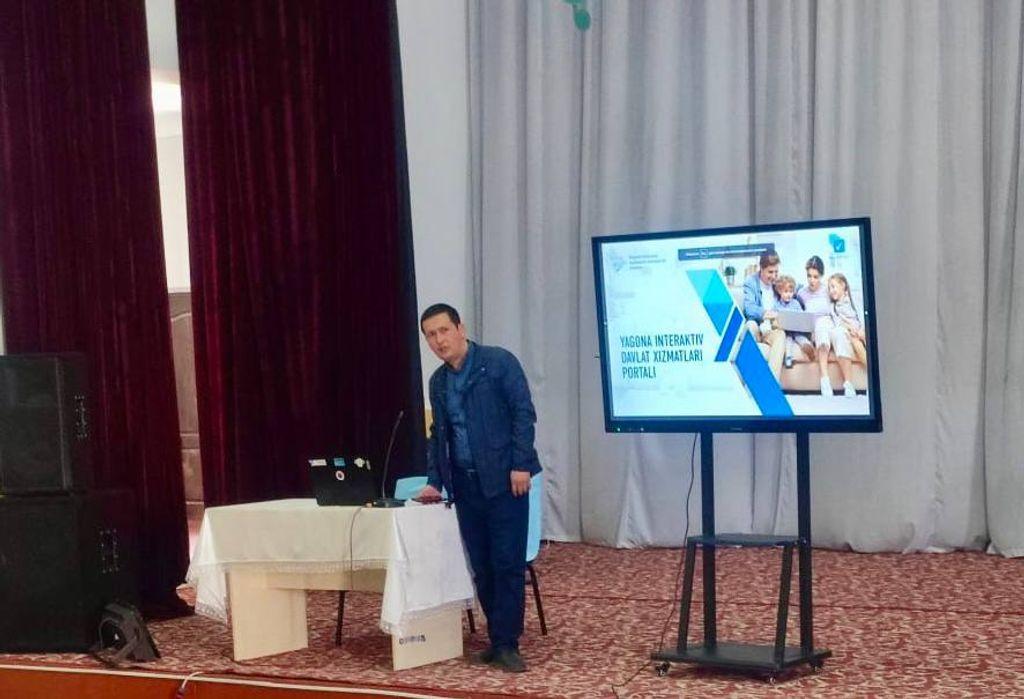 In the Khovos district, teachers’ skills in using electronic services were improved